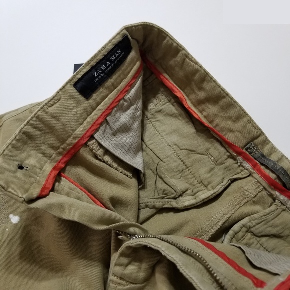 Zara Man paint splatter shorts - Picture 4 of 7